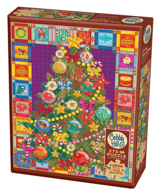 Jigsaw Puzzles, Christmas Tree Quilt - 275pc LPF