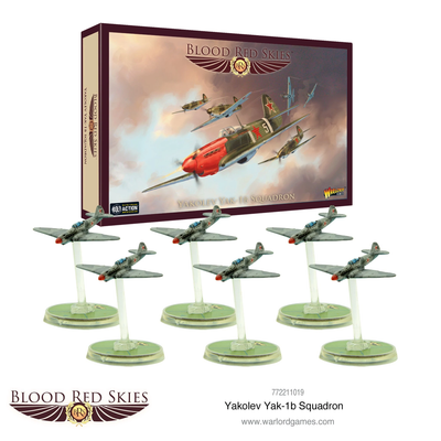 Miniatures, Blood Red Skies: Yakolev Yak-1b squadron