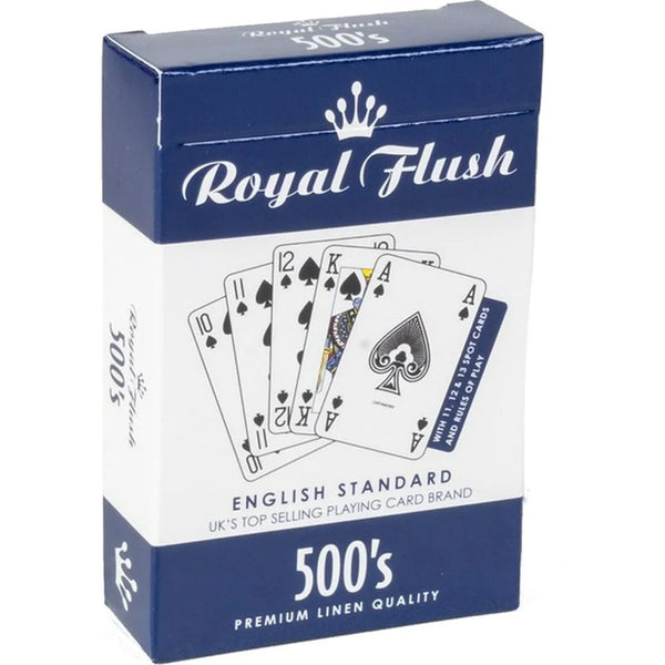 Royal Flush Spielkarten Von Cartamundi – 2 Decks (rot & Blau) Im Leinen-Finish