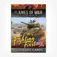 Flames of War: American Fighting First Unit and Command Card Bundle
