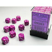 OPQ Light Purple/White D6 36 pack