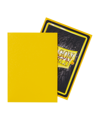 Dragon Shield: Matte Yellow 100 Pack