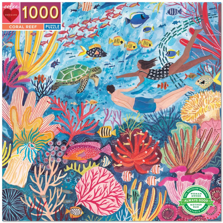Eeboo Coral Reef 1000PC