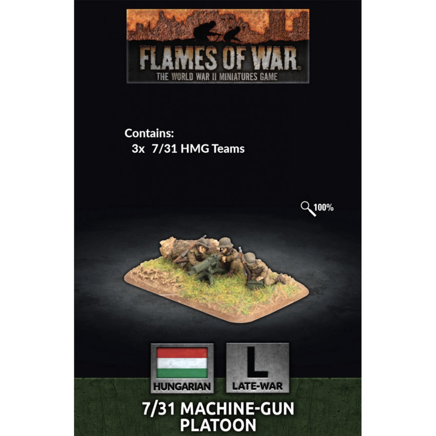 Flames of War: Hungarian Machine-gun Platoon