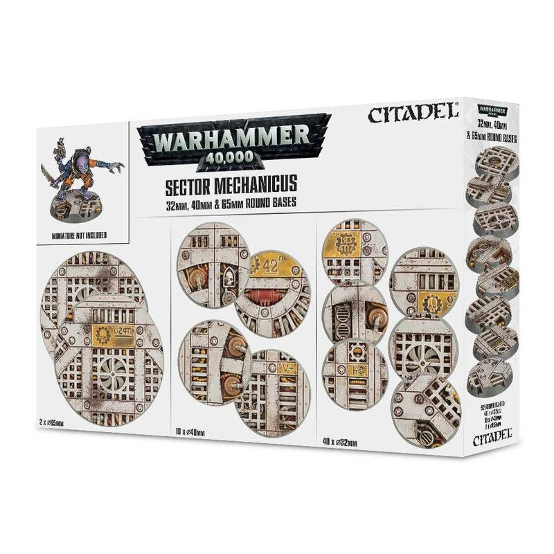 Sector Mechanicus Round Bases