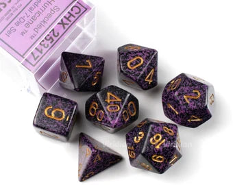 Speckled Hurricane 7 Poly-Dice Set