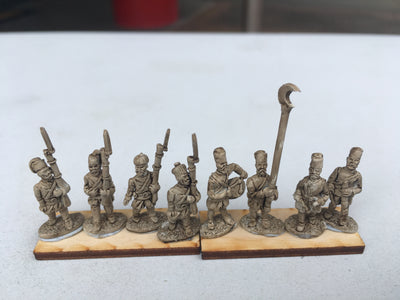 Miniatures, Ottoman Nizam-i-Cedid Marching