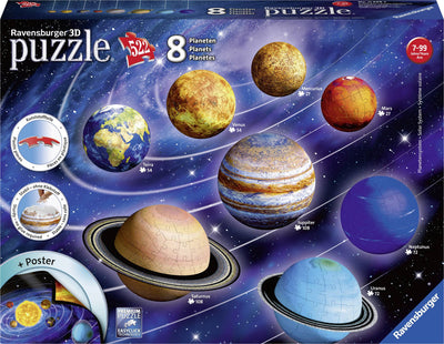 Jigsaw Puzzles, Solar System 3D 522PC