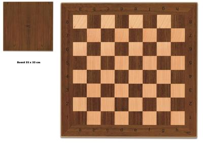 Traditional Games, 33*33cm Wooden Chess Board