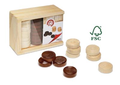 Wooden Draughts