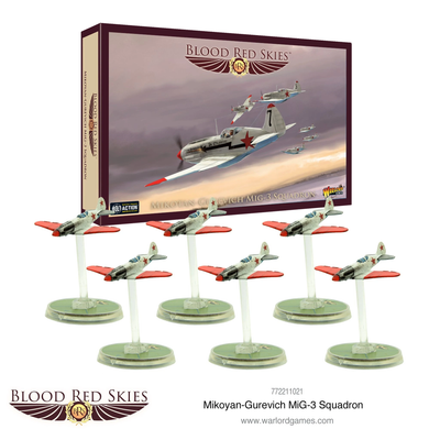 Miniatures, Blood Red Skies: Mikoyan-Gurevich MiG-3 squadron