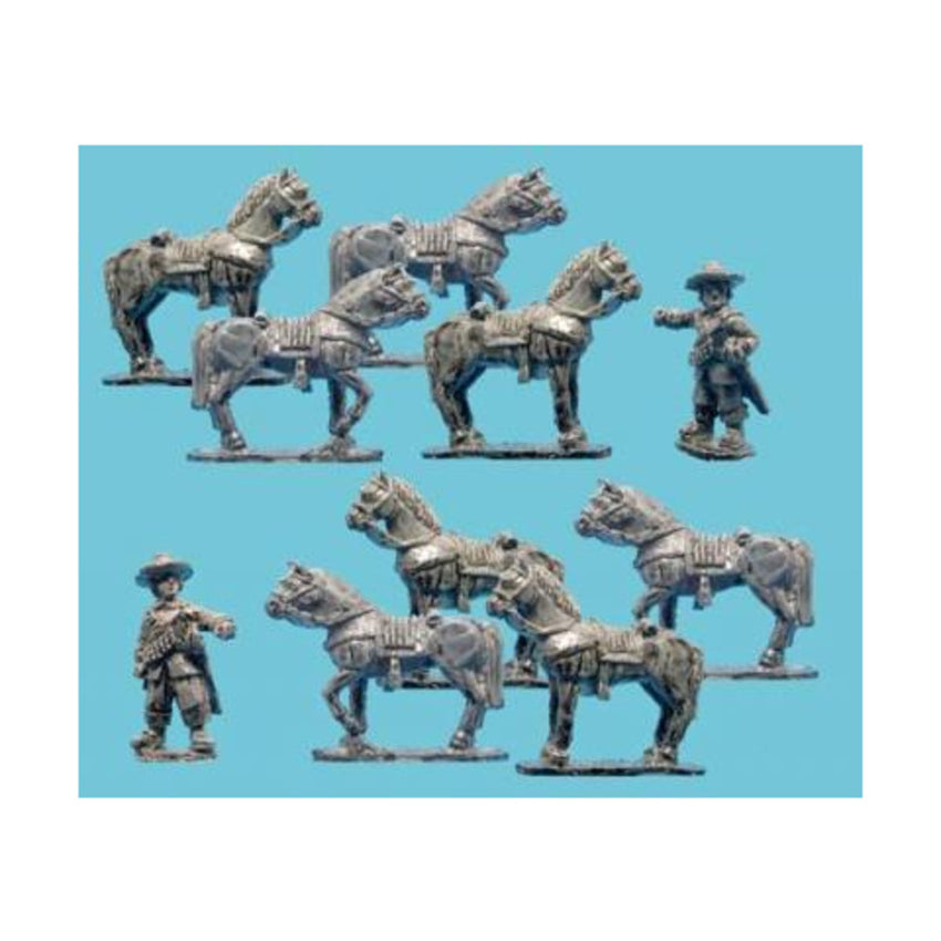 Dragoon Horses and Horse Holders