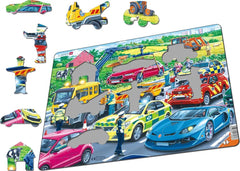 Rescue Vehicles Tray Puzzle