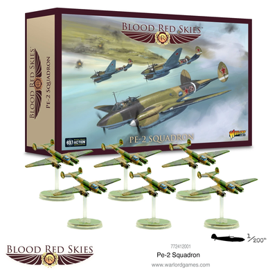 Miniatures, Blood Red Skies: Pe-2 Squadron