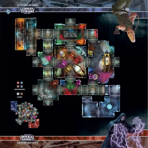 SWIA Coruscant Back Alleys Skirmish Map