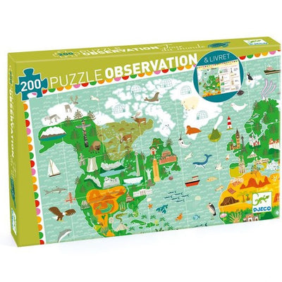 Kid's Jigsaws, Around the World Observation Puzzle - 200pc