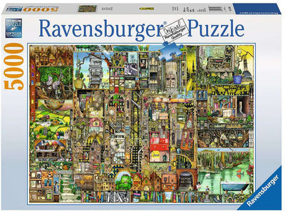 Jigsaw Puzzles, Bizarre Town 5000 Pieces Colin Thompson