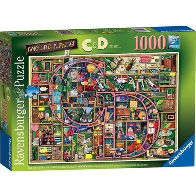 Jigsaw Puzzles, Awesome Alphabet C&D 1000PC