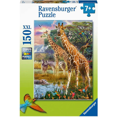 Jigsaw Puzzles, Giraffes in Africa 150PC XXL