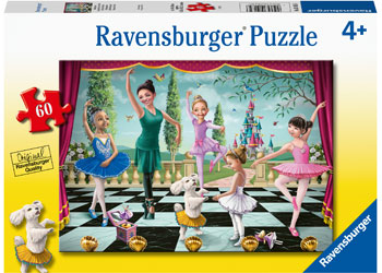 Kid's Jigsaws, Ravensburger - Ballet Rehearsal Puzzle 60pc