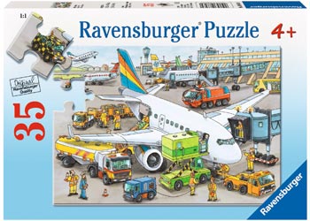 Kid's Jigsaws, Ravensburger - Busy Airport Puzzle 35 pieces