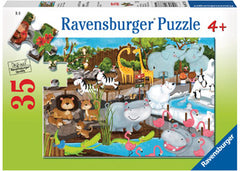 Ravensburger - Day at the Zoo Puzzle 35 pieces
