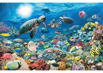 Jigsaw Puzzles, Underwater Tranquility 5000PC