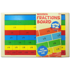 Wooden Fractions Board