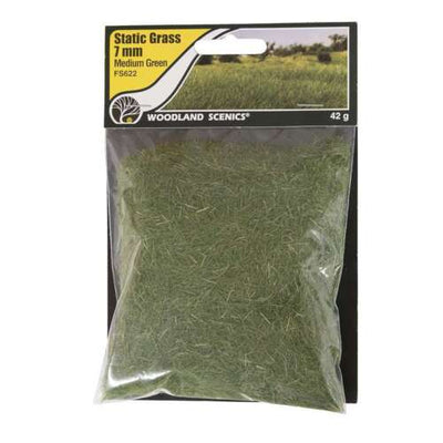 Terrain, 7mm Medium Green Static Grass