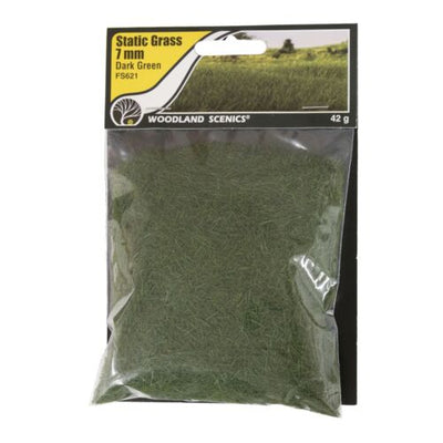 Terrain, 7mm Dark Green Static Grass