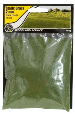 Terrain, 2mm Dark Green Static Grass