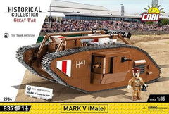 British WW1 Mark V Male Tank