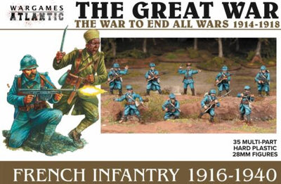 Miniatures, French Infantry 1916-1940