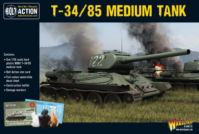 Miniatures, Bolt Action: T-34/85 Soviet Medium Tank