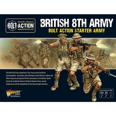 Miniatures, British 8th Army Starter Set